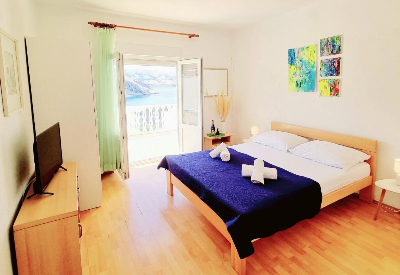Stanko Sea View Lägenhet Metajna Exteriör bild