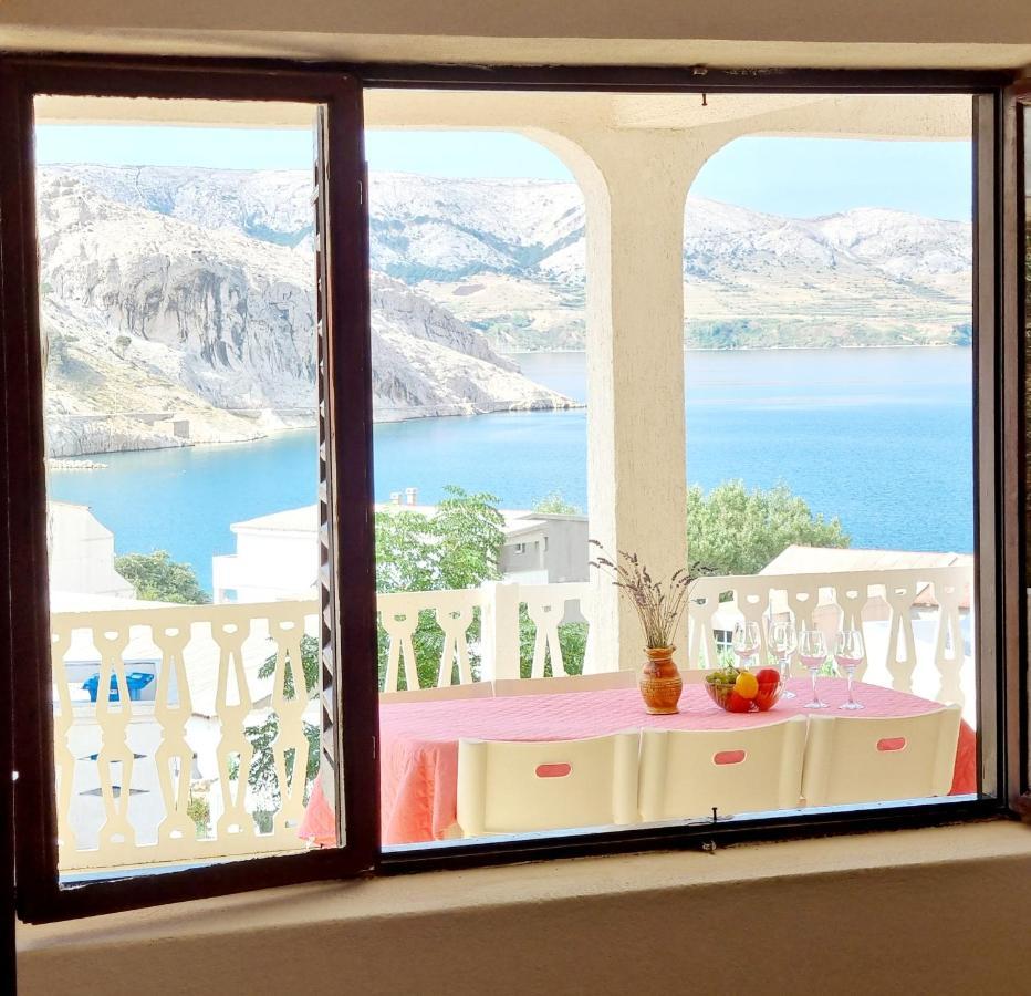 Stanko Sea View Lägenhet Metajna Exteriör bild